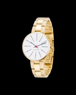 ARNE JACOBSEN BANKERS FORGYLDT LÆNKE 30MM. - 53113-1429