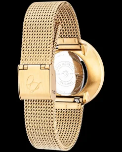 ARNE JACOBSEN BANKERS 34MM MED MESHREM MAT FORGYLDT -53109-1609