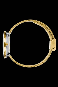 ARNE JACOBSEN BANKERS 34MM GULD MED MAT MESHREM - 53107-1609