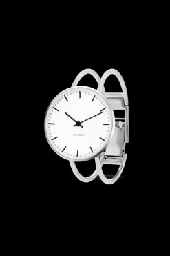 ARNE JACOBSEN CITY HALL STÅL 34MM HVID SKIVE BØJLE