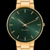 ARNE JACOBSEN UR CITY HALL GRØN MED LÆNKE 40 MM - 53208-2029