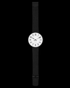 ARNE JACOBSEN UR STATION 40MM MED MESH - 53412-2010