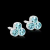 BLOMDAHL AQUA CLOVER ØRERINGE PLAST 6 MM - 15-0125-05