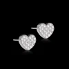 BLOMDAHL ØRERINGE TITANIUM NT BRILLIANCE HEART - 15-12172-01