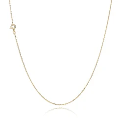 BNH ANKER FACET HALSKÆDE 8 KARAT GULD 1,3 MM BREED 50 CM - A804050F