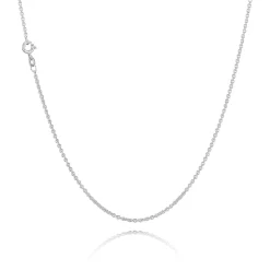BNH ANKER RUND HALSKÆDE SØLV 1,1 MM BRED 45 CM - SAR02045F