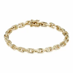 BNH ARMBÅND ANKER FACAT I 14 KARAT GULD 20 CM - A1420020K