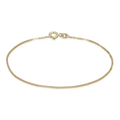 BNH ARMBÅND VENEZIA I 14 KARAT GULD 21 CM - V815021F