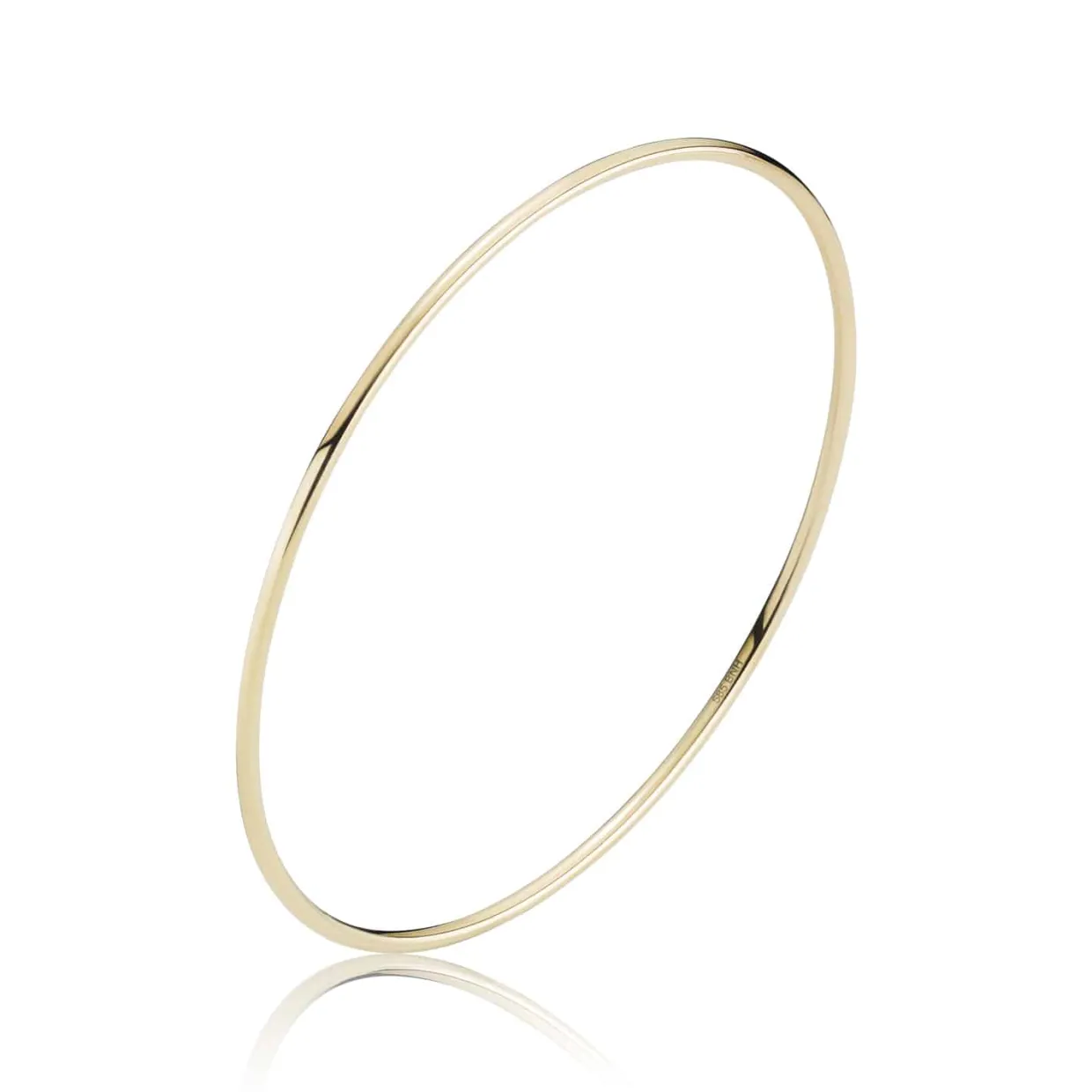 BNH ARMRING MASSIV 14 KARAT GULD 2 MM 6,5 CM - AM1420065