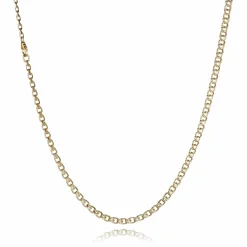 BNH BISMARK 14 KARAT GULD HALSKÆDE I LIGE LØB 45 CM - B1435045LC