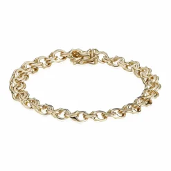 BNH BISMARK ARMBÅND 14 KARAT GULD 6,1 MM BRED 18 CM LANG - B1461018K