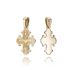 BNH DAGMARKORS 8 KARAT GULD MED BLANK BAGSIDE 15X13 MM - DK815B