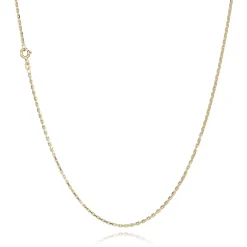 BNH HALSKÆDE ANKER FACET I 14 KARAT GULD 42 CM - A1405042F