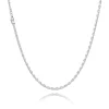 BNH HALSKÆDE ANKER FACET I SØLV 50 CM - SA08050C