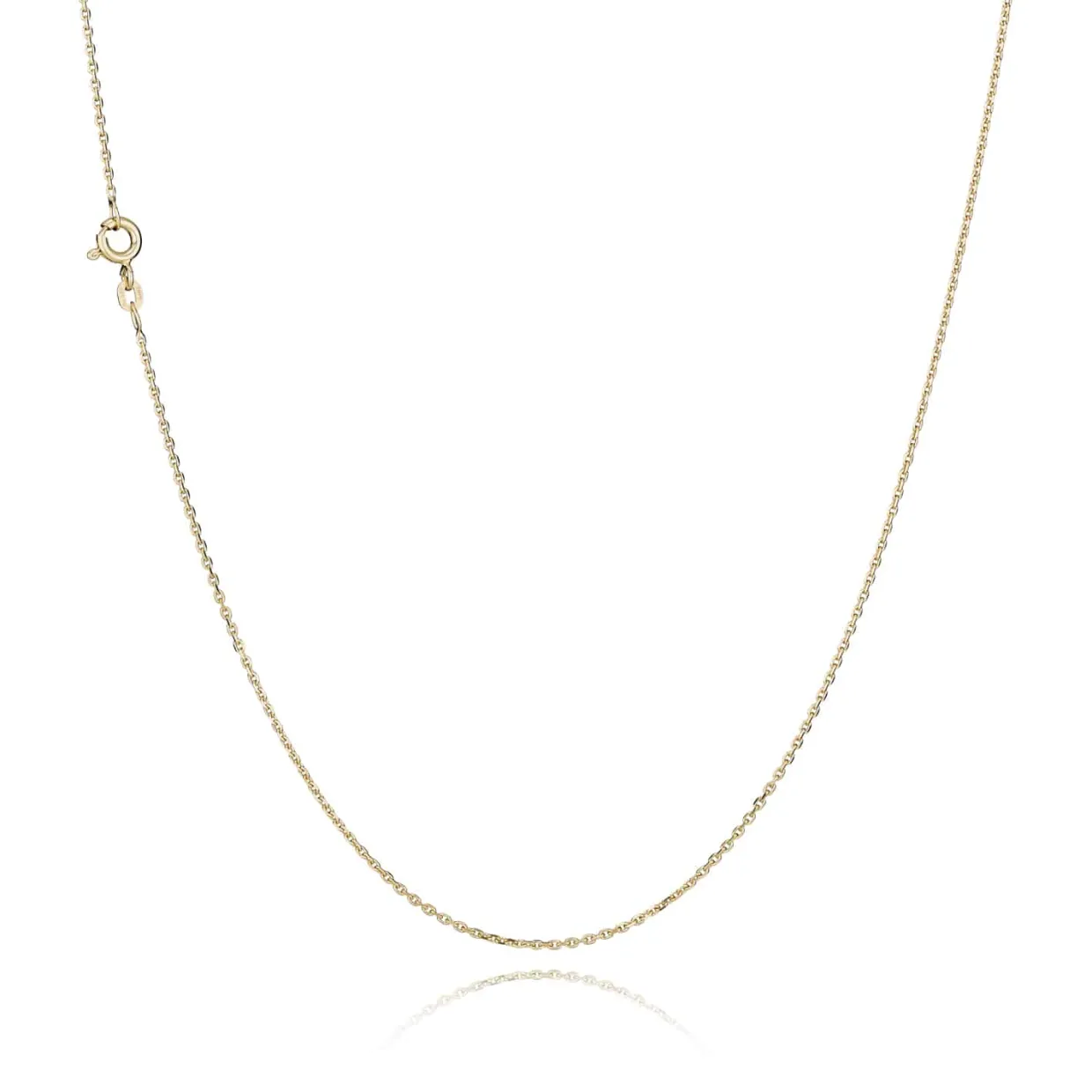 BNH HALSKÆDE ANKER FACET I 14 KARAT GULD 36 CM - A1404036F