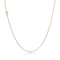 BNH HALSKÆDE PANSER FACET I 14 KARAT GULD 42 CM - P1406542F