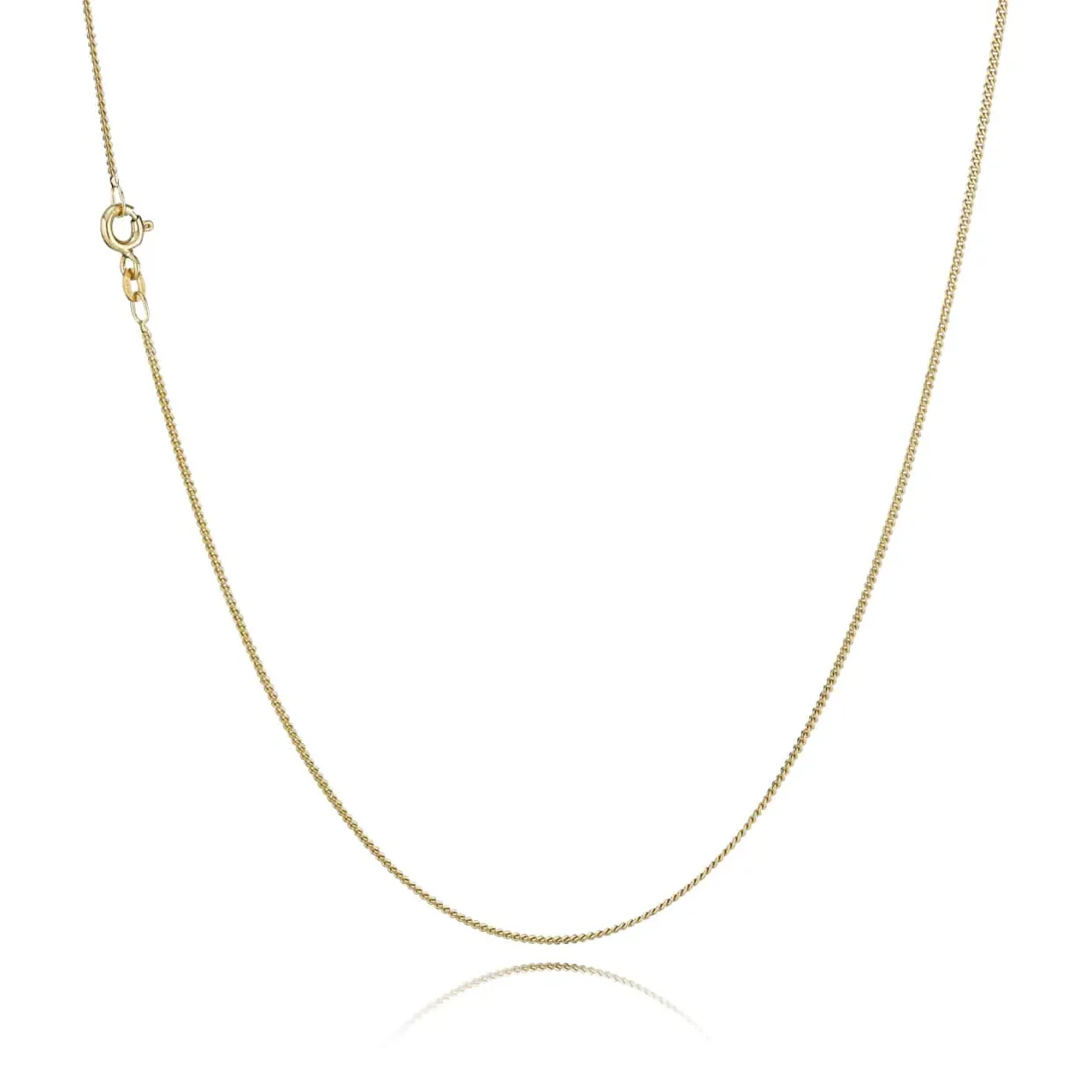 BNH PANSER HALSKÆDE 14 KARAT GULD 0,35 TRÅD 50 CM - P1403550F