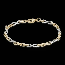 BNH SLØJFE ARMBÅND 14 KARAT GULD OG HVIDGULD - AS1411018RHC