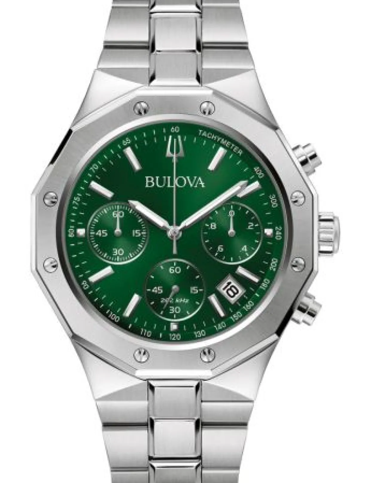 BULOVA PRECISIONIST CLASSIC UR GRØN SKIVE - 96B409