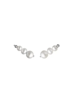 BYBIEHL AURA EARCLIMBERS SMALL SØLV ØRERING MED PERLE - 4-3901WP-R