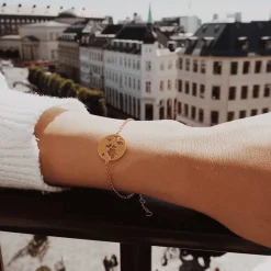 BYBIEHL BEAUTIFUL WORLD FORGYLDT SØLV ARMBÅND - 2-1601-GP