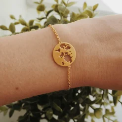 BYBIEHL BEAUTIFUL WORLD FORGYLDT SØLV ARMBÅND - 2-1601-GP