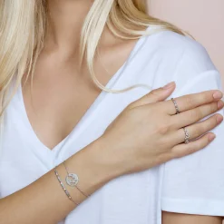 BYBIEHL BEAUTIFUL WORLD SØLV ARMBÅND - 2-1601- R