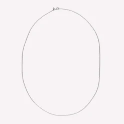 BYBIEHL CLASSIC HALSKÆDE 60 CM RHODINERET SØLV - 3-1501-R-60