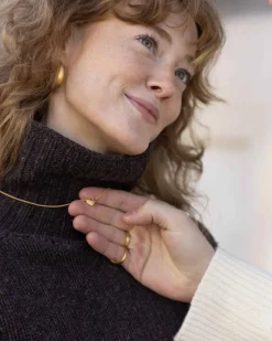 BYBIEHL JUST LOVE HALSKÆDE SØLV FORGYLDT - 3-4501A-GP