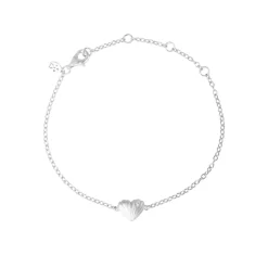 BYBIEHL JUST LOVE ONE HEART ARMBÅND SØLV - 2-4502-R