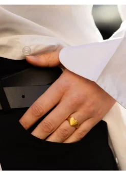 BYBIEHL JUST LOVE RING FORGYLDT SØLV - 5-4504-GP