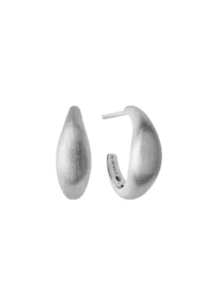 BYBIEHL OCEAN FLOW SMALL SØLV ØRERINGE HOOPS - 4-4201-R