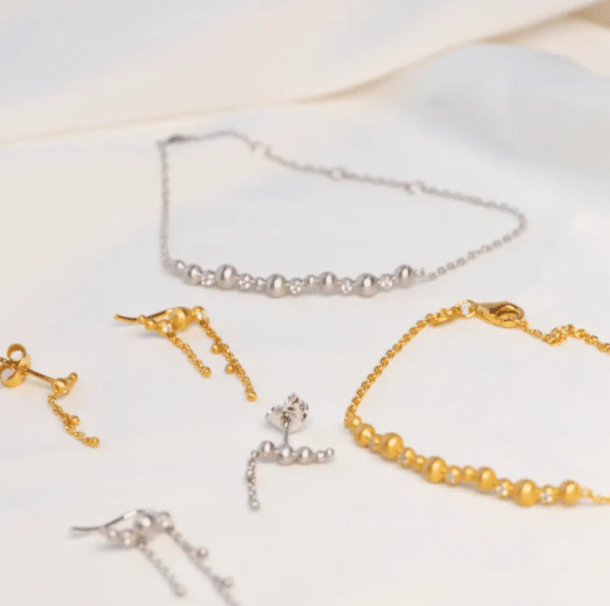 BYBIEHL PEBBLES ARMBÅND SØLV - 2-3801A-R