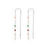 BYBIEHL SCARLETT EARHANGERS COLORS I SØLV - 4-3402M-R