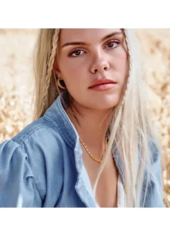 BYBIEHL SEASON HALSKÆDE SØLV FORGYLDT - 3-3501-GP