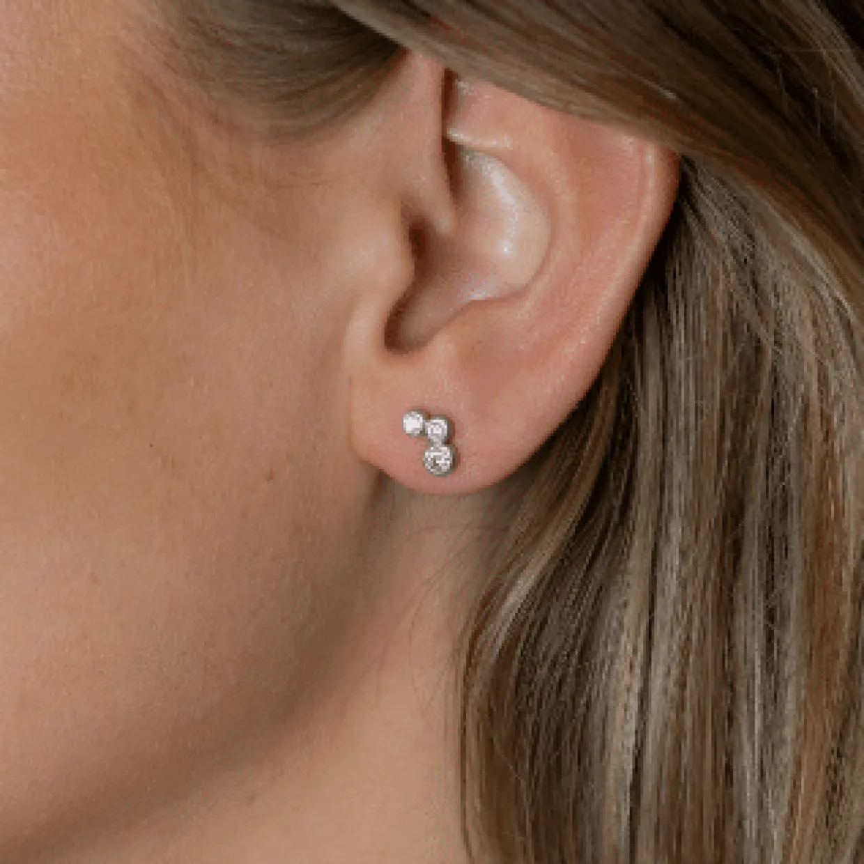 BYBIEHL STARDUST 3 ØRERINGE I SØLV - 4-4602A-R