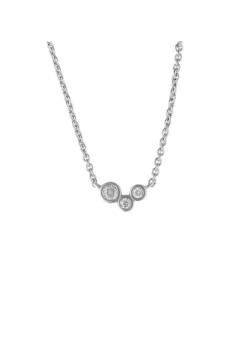 BYBIEHL STARDUST HALSKÆDE I SØLV MED ZIRKONIA - 3-4606A-R