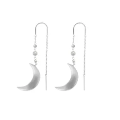 BYBIEHL SUMMER MOON ØRERINGE SØLV MED PERLER - 4-5303WP-R
