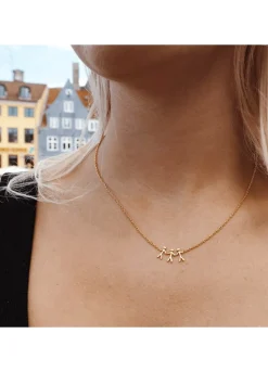 BYBIEHL TOGETHER FAMILY 3 HALSKÆDE FORGYLDT SØLV- 3-2003-GP