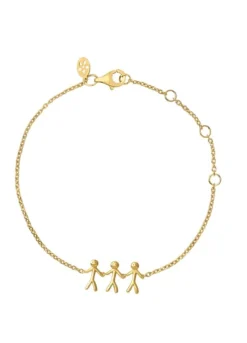 BYBIEHL TOGETHER FAMILY 3 ARMBÅND SØLV FORGYLDT - 2-2003-GP