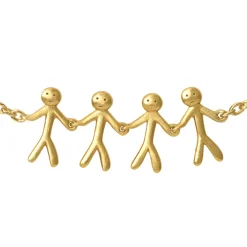 BYBIEHL TOGETHER FAMILY ARMBÅND FORGYLDT SØLV - 2-2004-GP