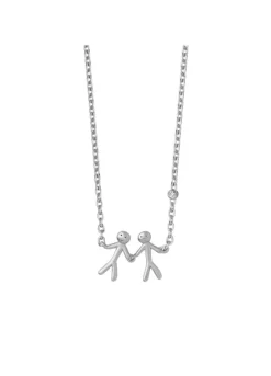 BYBIEHL TOGETHER MY LOVE HALSKÆDE SØLV MED STEN- 3-2002A-R