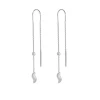 BYBIEHL WAVE DANGLING ØRERINGE SØLV - 4-027A-R