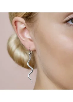 BYBIEHL WAVE ØREHÆNGER SØLV - 4-021-R