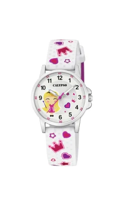 CALYPSO PIGE UR PRINSESSE MED HVID GUMMIREM