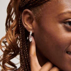 CAMILLE BRINCH CHARM CRUSH ØRERINGE SØLV - CCRE