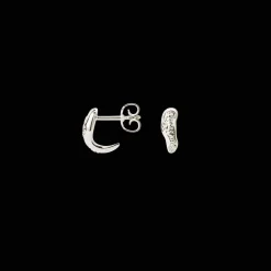 CAMILLE BRINCH HUGGED ESSENTIA SØLV ØRERINGE - HEE