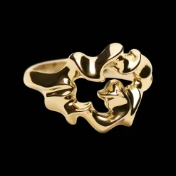CAMILLE BRINCH INFINITY FLAMES RING FORGYLDT SØLV - IFLR-FG