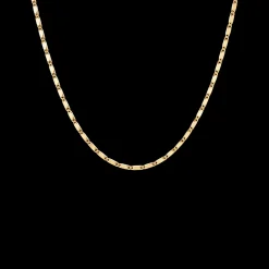 CAMILLE BRINCH LARGE ESSENTIA HALSKÆDE FORGYLDT SØLV - LEN-FG-45