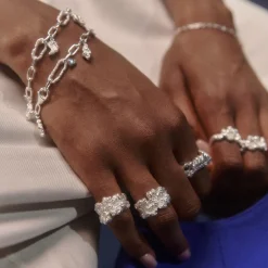 CAMILLE BRINCH LEVITATE CRUSH EVEN BIGGER RING SØLV - EBLCRR